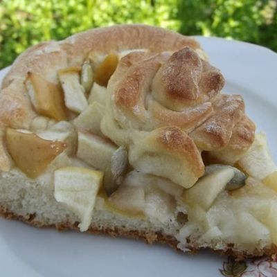 Пирог с яблоками рецепт с фото