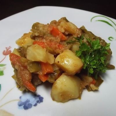 Овощное рагу с картофелем