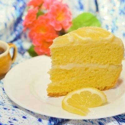 Лимонный торт в мультиварке