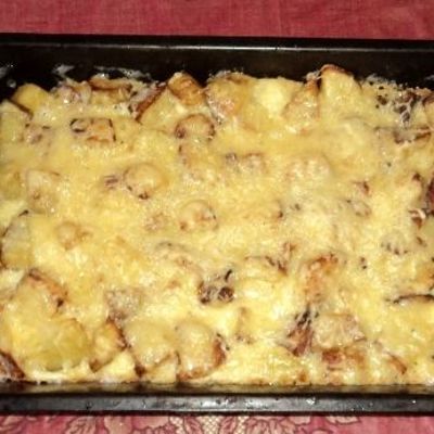 Картофель запеченный с сыром
