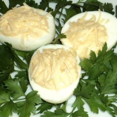 Яйца фаршированные Лососевый вкус