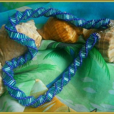 Бисерный жгут Русалочка Ариэль. Мастер-класс для начинающих рукодельниц