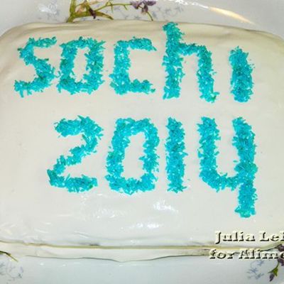 Быстрый торт к открытию Олимпиады Сочи 2014