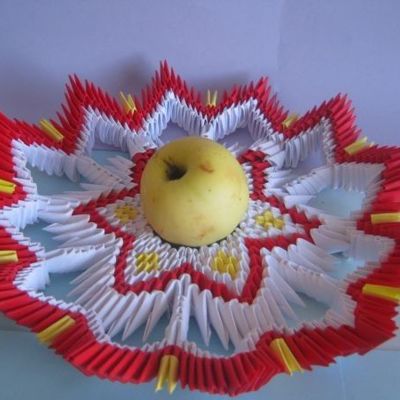 Оригами Фруктовница