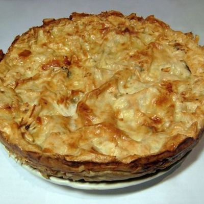 Пирог из лаваша с комбинированной начинкой