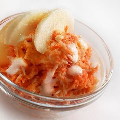 Морковно-яблочный салат Здоровье