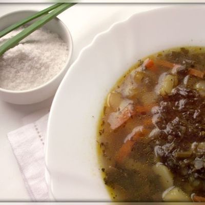 Щавелевый суп. Постный вариант