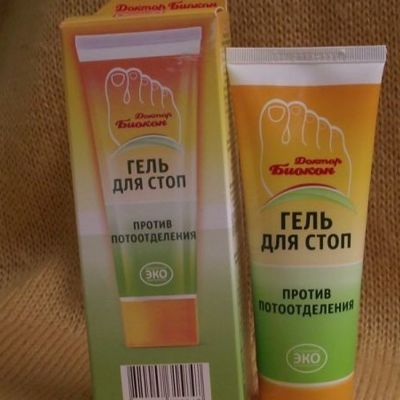 Доктор Биокон. Гель для стоп против потоотделения