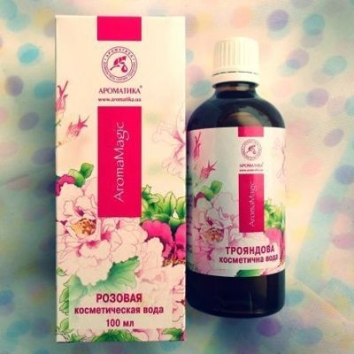 Розовая косметическая вода от ТМ Ароматика
