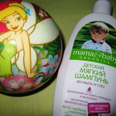 Детский мягкий шампунь без мыла и слез Mama baby