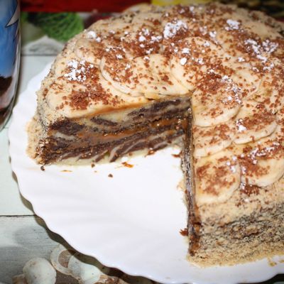 Домашний торт Зебра