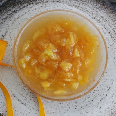 Не варенье, а персик: вкуснейшая заготовка из яблок, слив и апельсина