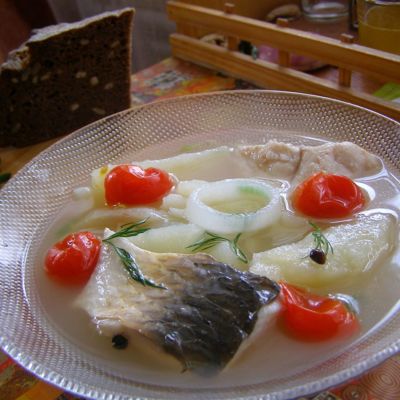Рыбный суп из пеленгаса