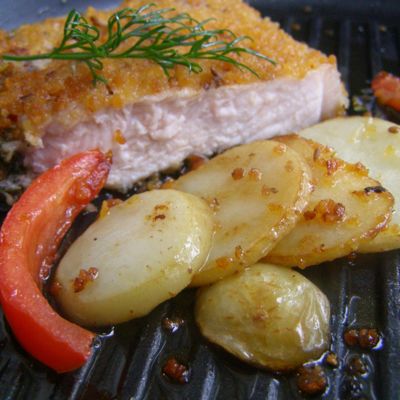 Жареное мясо на сковороде за 20 минут - идеальное блюдо для пикника