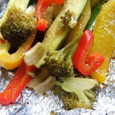 Бесподобные овощи в фольге к шашлыку - сочные и вкусные