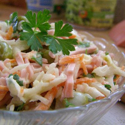 Универсальный салат - сытный, вкусный, быстрый и простой
