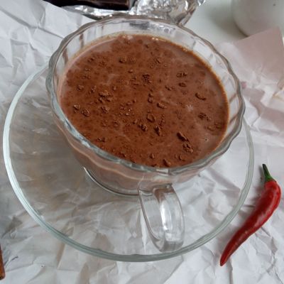 Новогодний десерт с перчиком постный рецепт горячего шоколада