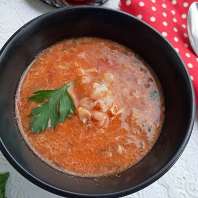Китайский томатный суп просто, быстро, вкусно и полезно