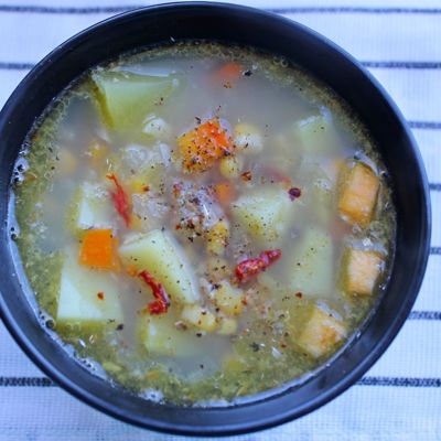 Яркий, вкусный и сытный суп из тунца простой рецепт на каждый день