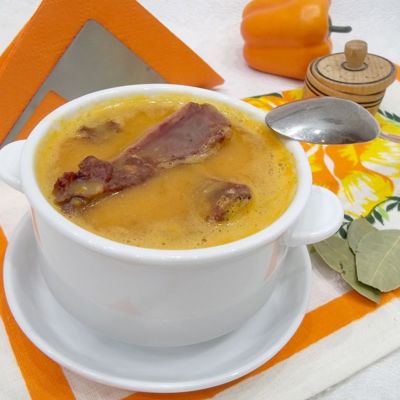 Быстрый чечевичный суп-пюре домашнее вкусное блюдо
