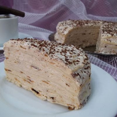 Вкуснейший блинный торт с бананом - замечательный рецепт десерта на Масленицу