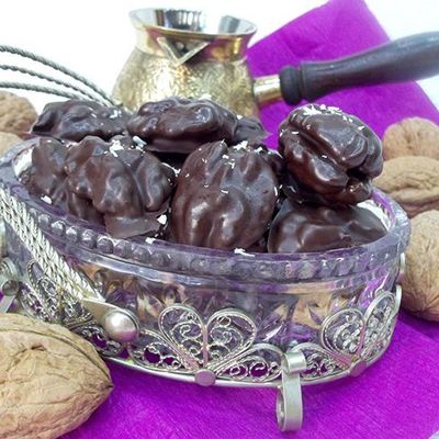 Вкусные домашние конфеты за 15 минут орехи в шоколаде