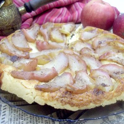 Аппетитный домашний тарт Татен с яблоками простой и удачный рецепт