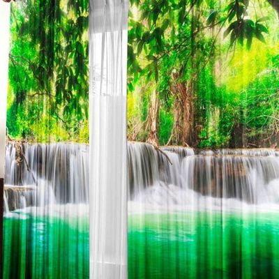 Яркие шторы с фотопринтом. 30 идей для дома