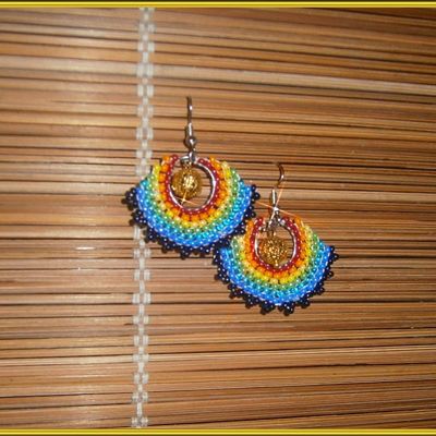 Сережки из бисера. Мой мастер-класс