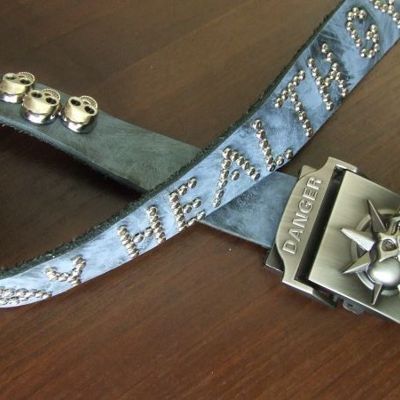 Кожаный пояс Rock Style мой мастер-класс
