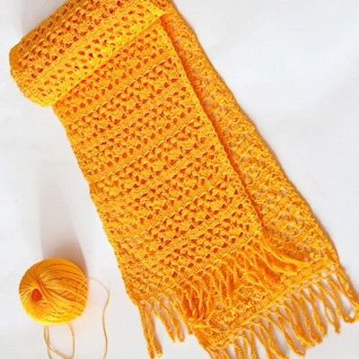13 схем вязания женских шарфов крючком