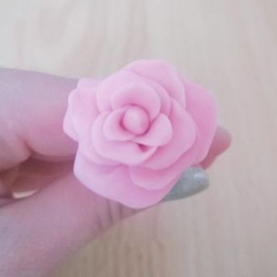 Розочка из полимерной глины