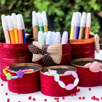 Что сделать из жестяных банок 25 идей