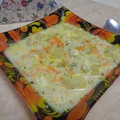 Молочный суп по-польски