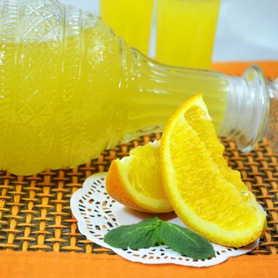 Апельсиновая настойка с медом и имбирем