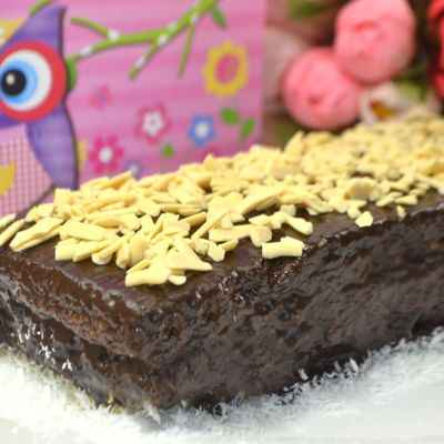 Шоколадно-кокосовый торт без муки за час райское наслаждение