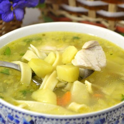 Рецепт идеального куриного супа с домашней лапшой