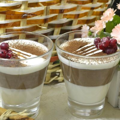 Идеальный десерт со вкусом детства - сметанно-шоколадное желе