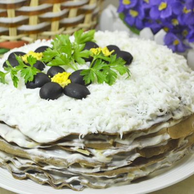 Самый вкусный печёночный торт в мире - очень подробный рецепт