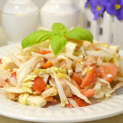 Готовим вкусный и полезный салат на скорую руку