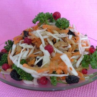 Салат овощной с сухофруктами Сладкая женщина