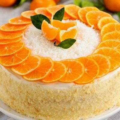 Мандариново-апельсиновый торт