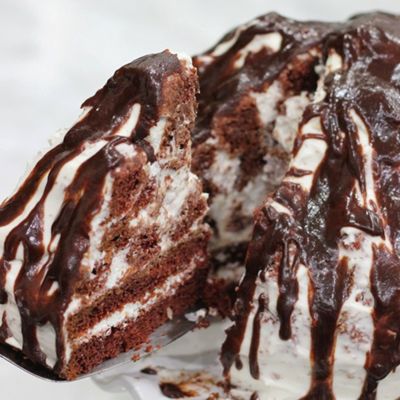 Шоколадный торт Вулкан
