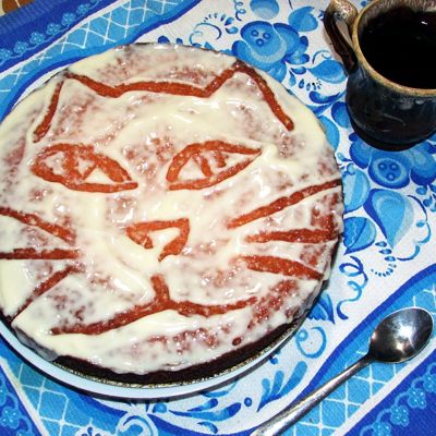 Пирог из киселя Мартовский кот