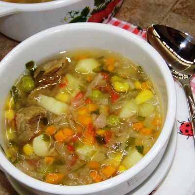 Овощной суп для малышей