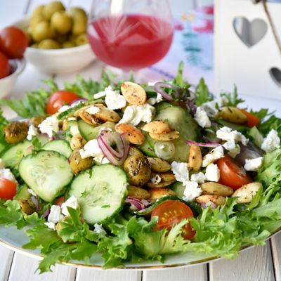 Греческий салат от Джейми Оливера