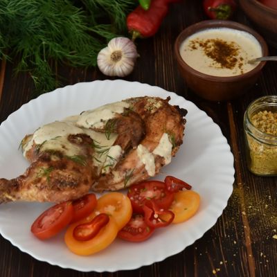 Грузинская кухня цыплёнок чкмерули