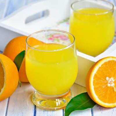 4,5 литра апельсинового нектара из двух апельсинов