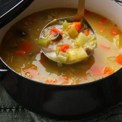 Очень простой и вкусный овощной суп