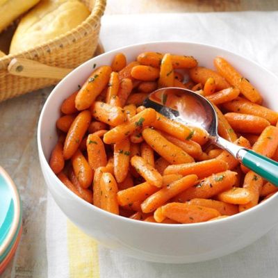 Глазированная морковь - оригинальный и несложный гарнир